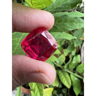 Ruby lab made 8x8mm 1 pieces