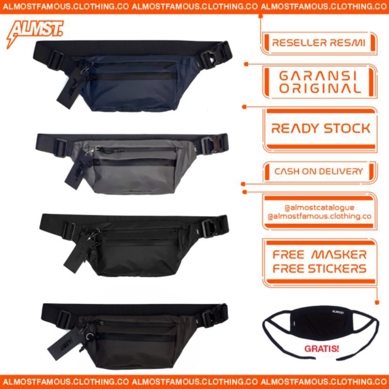 ALMOST FAMOUS กระเป๋าคาดเอวกันน้ํา WB2