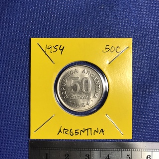 Special Lot No.60171 ปี1954 อาร์เจนติน่า 50 CENTAVOS เหรียญสะสม เหรียญต่างประเทศ เหรียญเก่า หายาก ราคาถูก