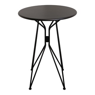 Chair table BAR TABLE SPRING STELLA BLACK Outdoor furniture Garden decoration accessories โต๊ะ เก้าอี้ โต๊ะบาร์สนามเหล็ก