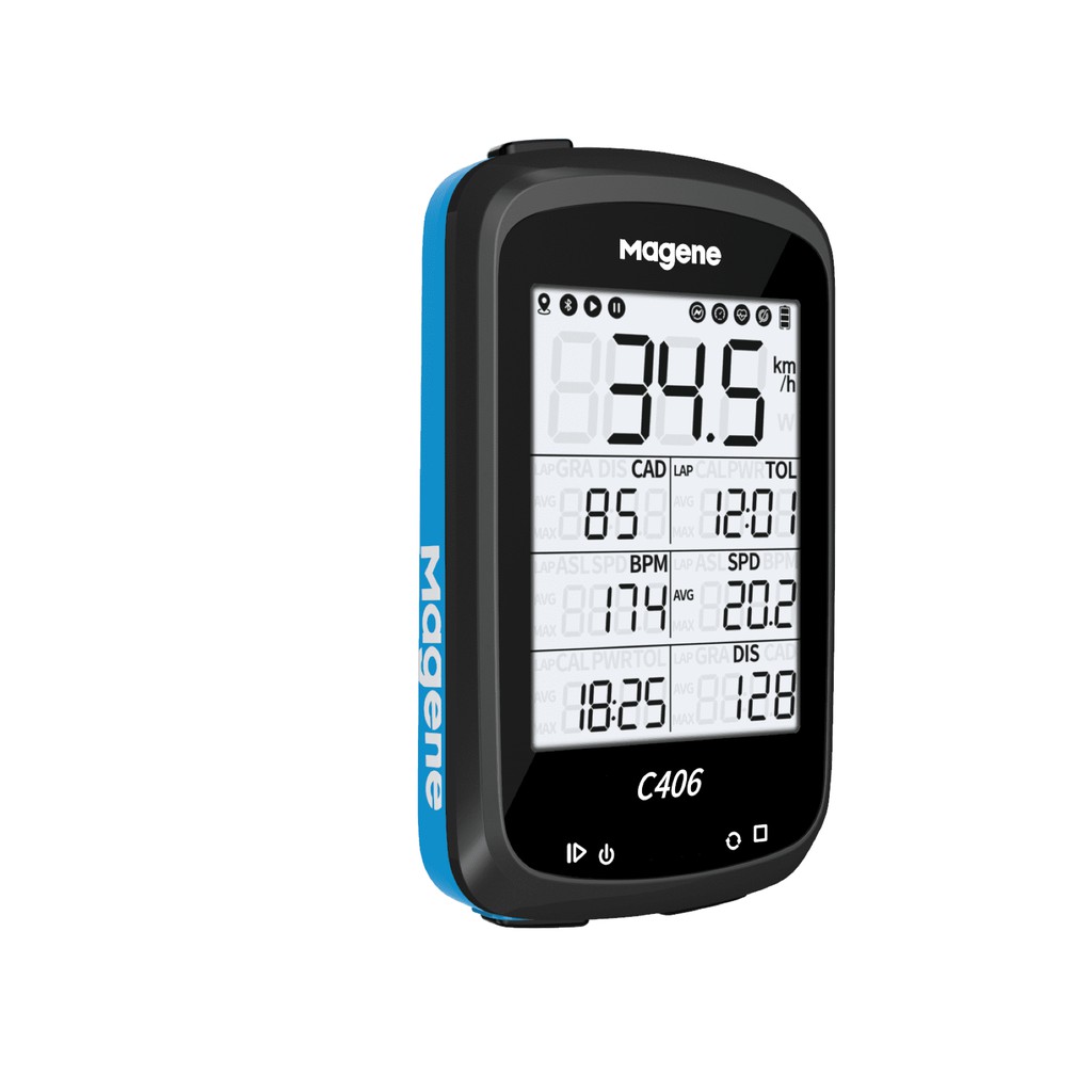Magene C406 แถมเคสซิลิโคน [English version] ไมล์จักรยาน Bike computer ประกัน1ปี Magene Power Thailan