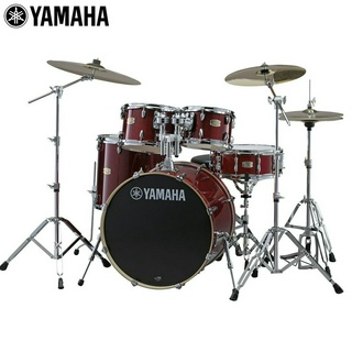 [สอบถามก่อนสั่ง] Yamaha® Stage Custom Birch (SBP2F5 + HW780) กลองชุด 5 ใบ (Cranberry Red) ไม้เบิร์ช ** ประกัน 1 ปี **