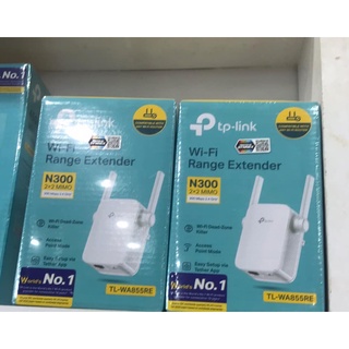 ส่งจากไทย TP-Link N300 Range Extender ขยายสัญญาณกว้าง 30-50ม. ตัวขยายสัญญาณ wifi TP-LINK TL-WA855RE 300Mbps พร้อมส่ง