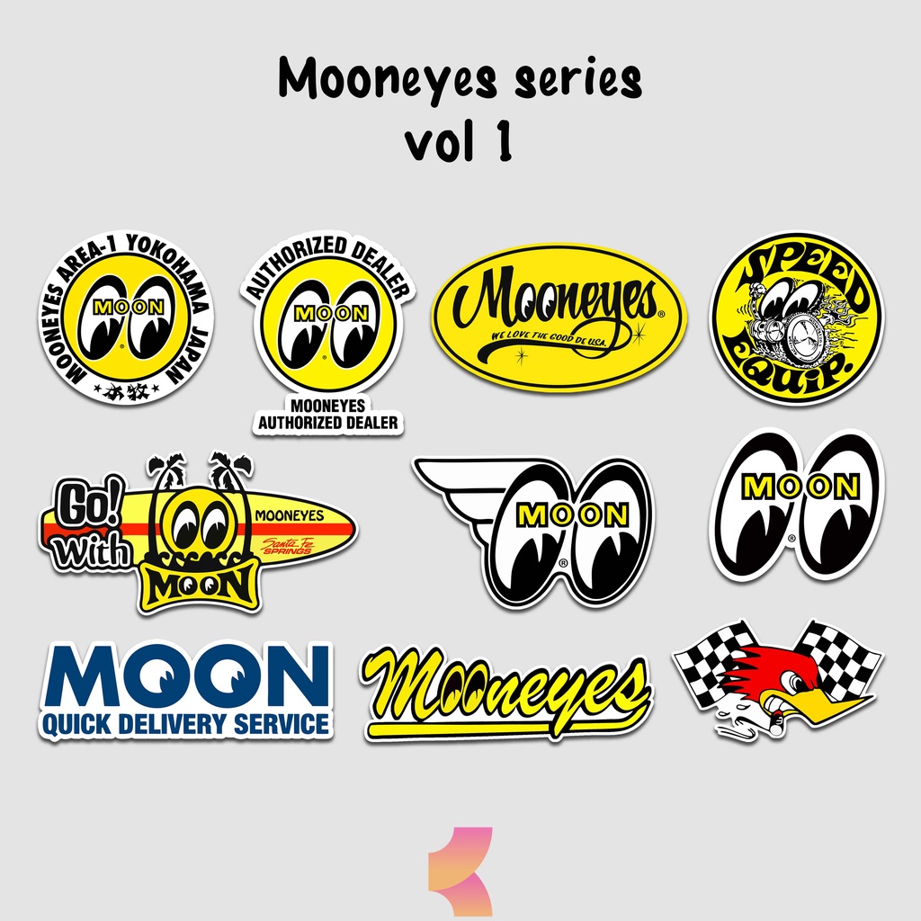 Mooneyes Lamiasi สติกเกอร์ กันน้ํา แวววาว สําหรับรถจักรยานยนต์ Vespa