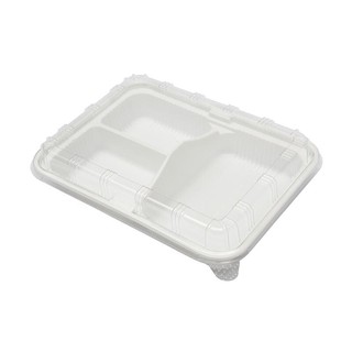 กล่องพลาสติกขาว3หลุม+ฝา (แพ็ค25ใบ) S&amp;C L-34 White plastic box 3 holes + lid (pack of 25) S&amp;C L-34