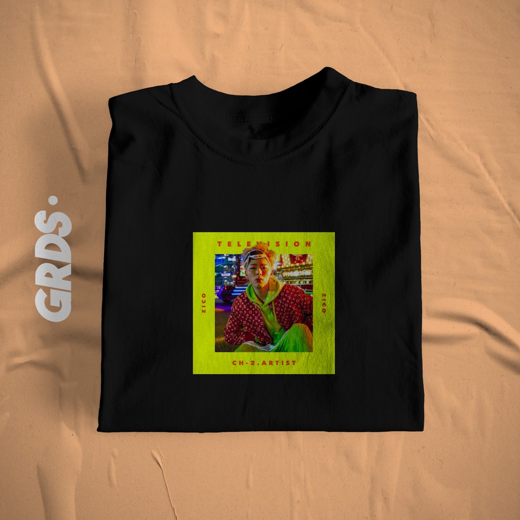 เสื้อยืด ZICO / เสื้อยืด ZICO K-POP / ฟรีสติ๊กเกอร์