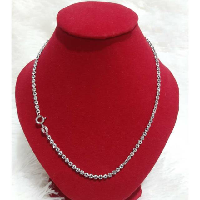 สร้อยคอโนริแกะสลักเงิน 925 (Cew/Bow) - ทนต่อสนิม - เครื่องประดับสําหรับเด็ก/DWS