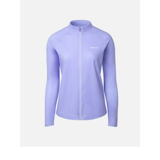 BARREL ชุดว่ายน้ำผู้หญิง WOMEN ESSENTIAL RELAX FIT ZIP-UP RASHGUARD - PURPLE [01] 3WTWE0035500