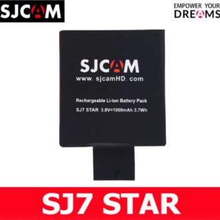 SJCAM Battery 1000 mAh for Action Camera SJ7 STAR กล้องแอคชั่น กล้องติดหมวก กล้องถ่ายวีดีโอ กล้องดำน้ำ เซลฟี่