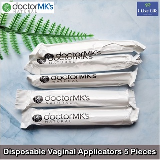 หลอดฉีดช่องคลอด Disposable Applicators 5 หลอด -Doctor MKs ใช้ร่วมกับเจลหล่อลื่น #มีลูก #PreSeed #Sasmar #ConcievePlus