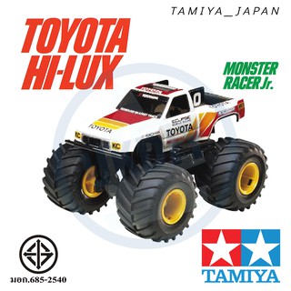 TAMIYA 17009 รถแข่ง ทามิย่า JAPAN แท้ TAMIYA TOYOTA HILUX MONSTER RACER Jr. 1/32 WILD MINI 4WD SERIES มีมอเตอร์แถม