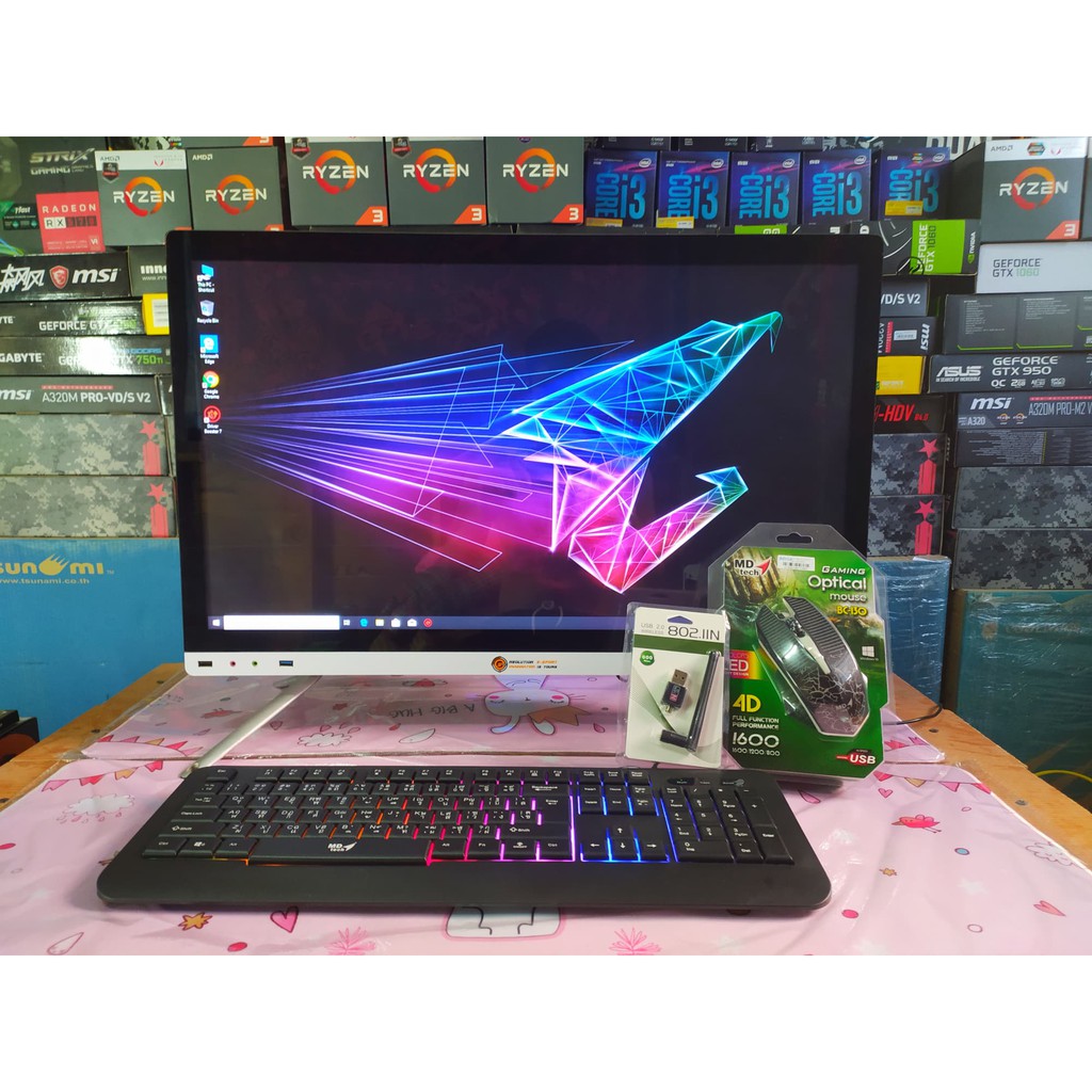 คอมพิวเตอร์All in One PC จอ27นิ้ว i5 2400+Ram8G+GTX750TI