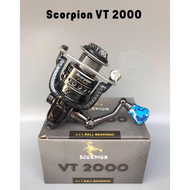 รอกสปินนิ่ง Scorpion VT2000/3000/4000/5000 (ลายแคปล่า)