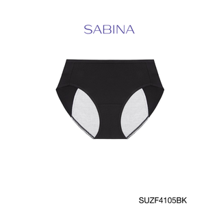 Sabina กางเกงชั้นในอนามัยสำหรับกลางวัน (ทรง Half) รุ่น Panty Zone รหัส SUZF4105BK สีดำ