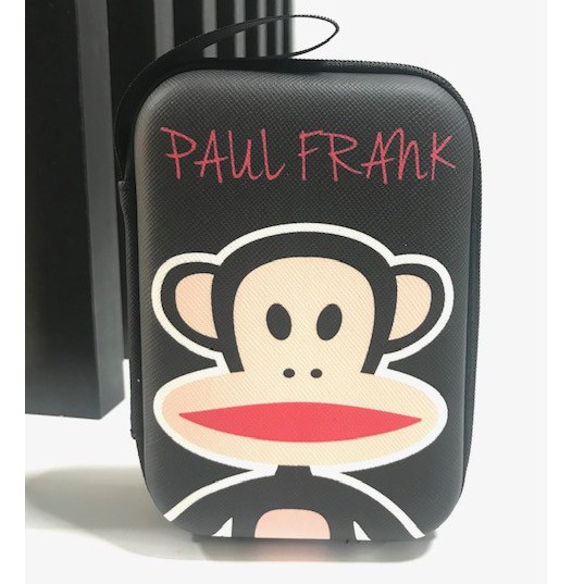 PAUL FRANK กล่องใส่ Power bank ,หูฟัง , Size L ลาย Paul Frank พอล งานดี evaกันกระแทก ขนาด13.5x9.5x3.5cm BY MANOPNEST