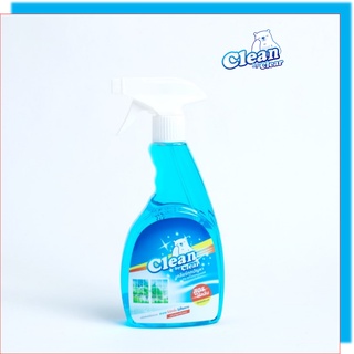 [สูตรไร้กลิ่น] Clean by Clear น้ำยาเช็ดกระจก 500 มล.