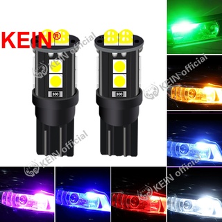 Kein หลอดไฟ Led T10 W5W 194 168 501 3030 Led 12smd สีขาว 12V สําหรับติดป้ายทะเบียนรถยนต์