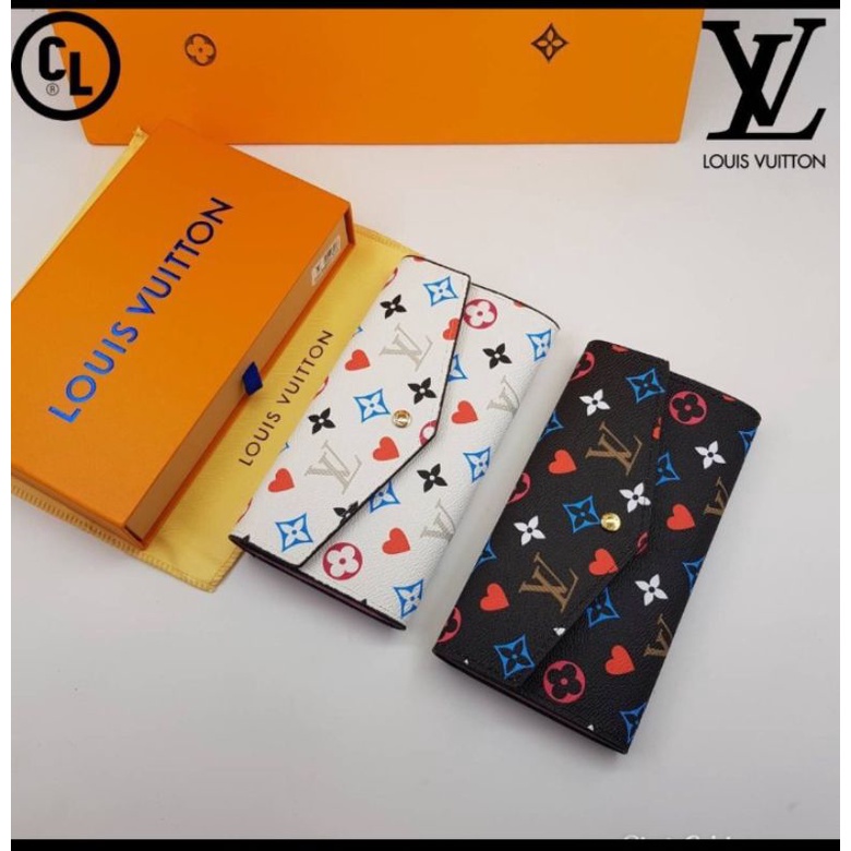 กระเป๋าสตางค์ใบยาว สไตล์หลุยส์ louis Vuitton หลุยส์เกรดพรีเมี่ยม กระเป๋าสตางค์แบบพับ พร้อมกล่องแบรนด