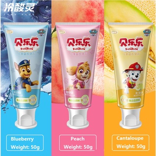 ยาสีฟันกลืนได้ Paw Patrol ยาสีฟันเด็ก ยาสีฟัน ยาสีฟันสำหรับเด็ก ไม่มีฟลูออไรด์ toothpaste ยาสีฟันเจล แปรงสีฟันเด็ก