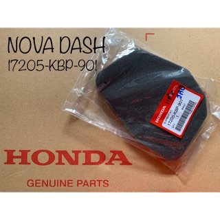 แท้ศูนย์ ไส้กรองอากาศ  Nova Dash (โนวา แดช) เบิกตรงจากศูนย์ HONDA (17205-KBP-901)