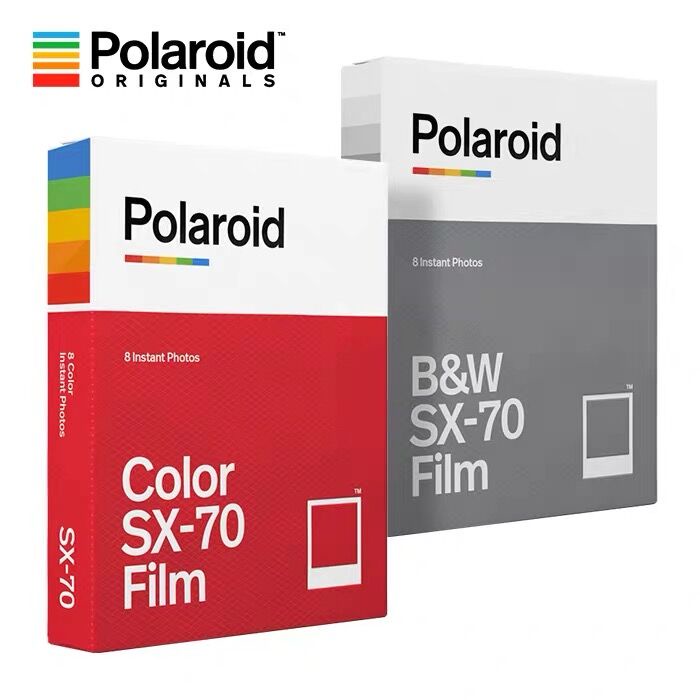 Polaroid SX‑70 Color/B&W instant Film ฟิล์มโพลารอยด์ SX‑70 สี/ขาวดำ