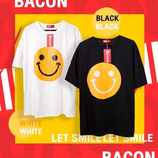 เสื้อยืดโอเวอร์ไซส์ oversize ลายยิ้ม smile