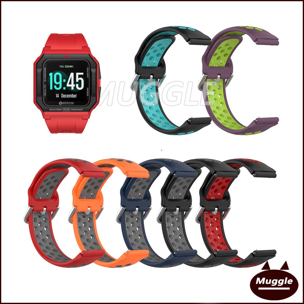 สายซิลิโคนลายพรางสําหรับสายรัดข้อมือ Zeblaze Ares สําหรับสมาร์ทวอทช์ Zeblaze Ares