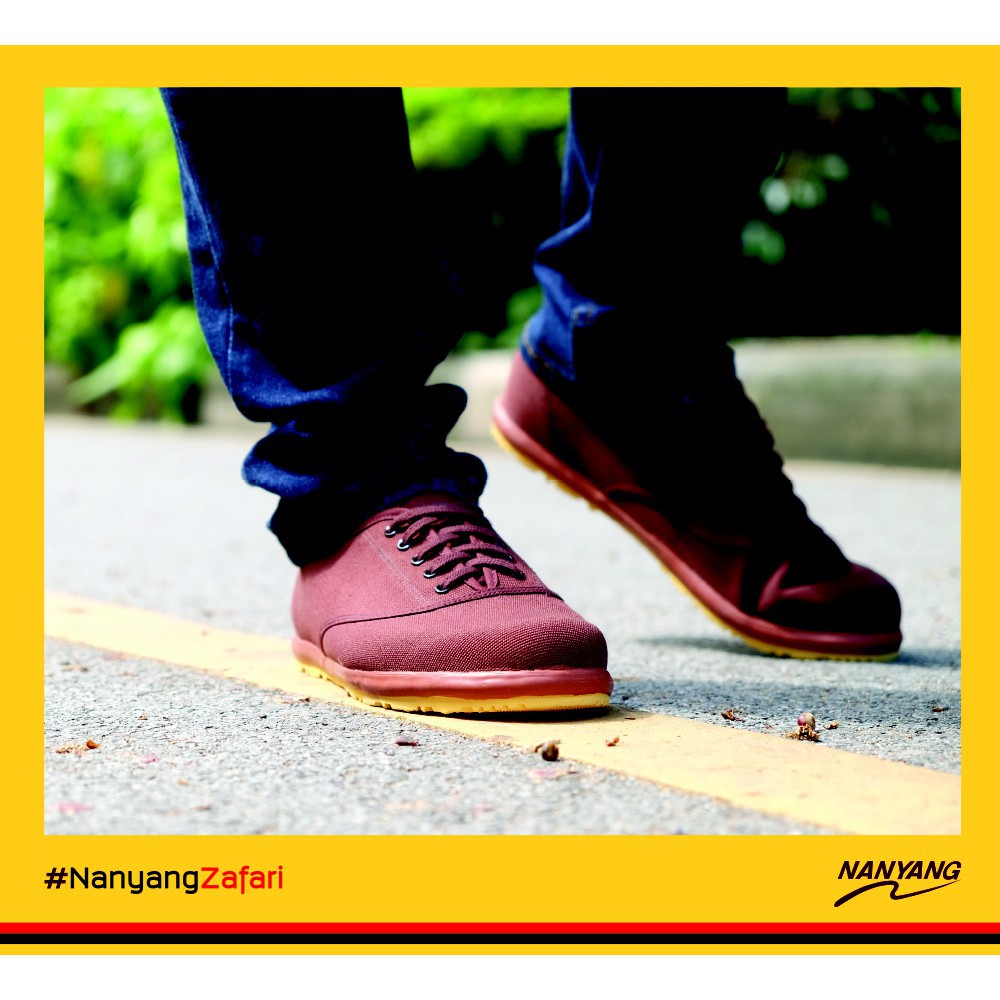 ❅Nanyang Zafari 121-Z รองเท้าผ้าใบนันยางสีนำ้ตาล (Brown)
