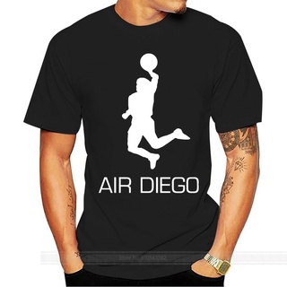 T-Shirtเสื้อยืด พิมพ์ลาย AIR DIEGO - MARADONA HAND OF GOD Word Cup JOKE NOVELTY ARGENTINA สไตล์คลาสสิก สําหรับผู้ชาย EKn