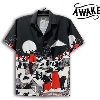 เสื้อเชิ้ตพิมพ์ลาย ฮาวาย AWAKE AW00054