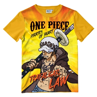 เสื้อวันพีช สกรีนลายเต็มตัว Trafalgar.Law