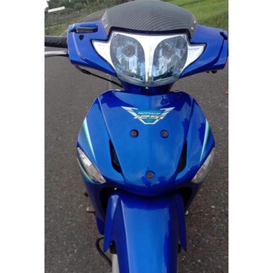 ไฟหน้าเพชร เบ้าฟ้า WAVE125i WAVE125S-07 รุ่นเลี้ยวบังลม ไฟหน้าเบ้าฟ้าเวฟ125i เก่า 2005-2010 HMA - รูปที่ 2