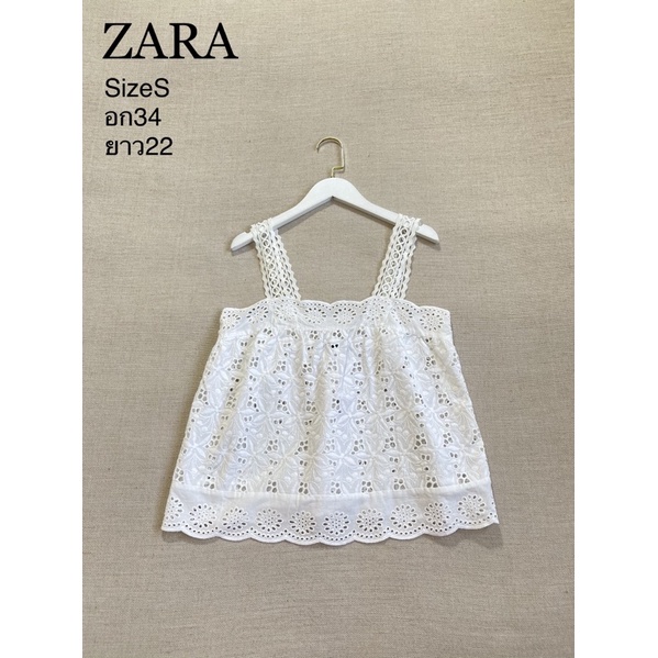 Zara คลอใหม่ เสื้อลูกไม้ น่ารัก ใหม่ค่ะ