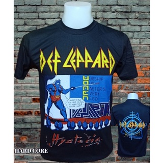 เสื้อยืดผ้าฝ้ายพิมพ์ลายขายดีเสื้อวง DEF LEPPARD วงร็อค ไม่มีตะเข็บข้าง คอฟิต ป้ายUS เสื้อวินเทด เสื้อร็อค เสื้อทัวร์ วงร