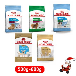 Royal Canin Mini Indoor Puppy/Adult 500 g / Mini puppy 800g /Chihuahua 500g โรยัลคานิน สำหรับสุนัขพันธุ์เล็กเลี้ยงในบ้าน