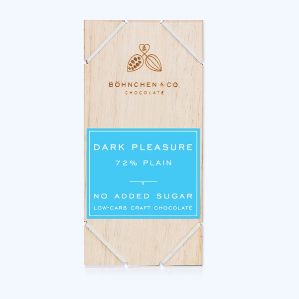 Böhnchen & Co. DARK CHOCOLATE BAR / Dark 72% Plain ดาร์กช็อกโกแลต