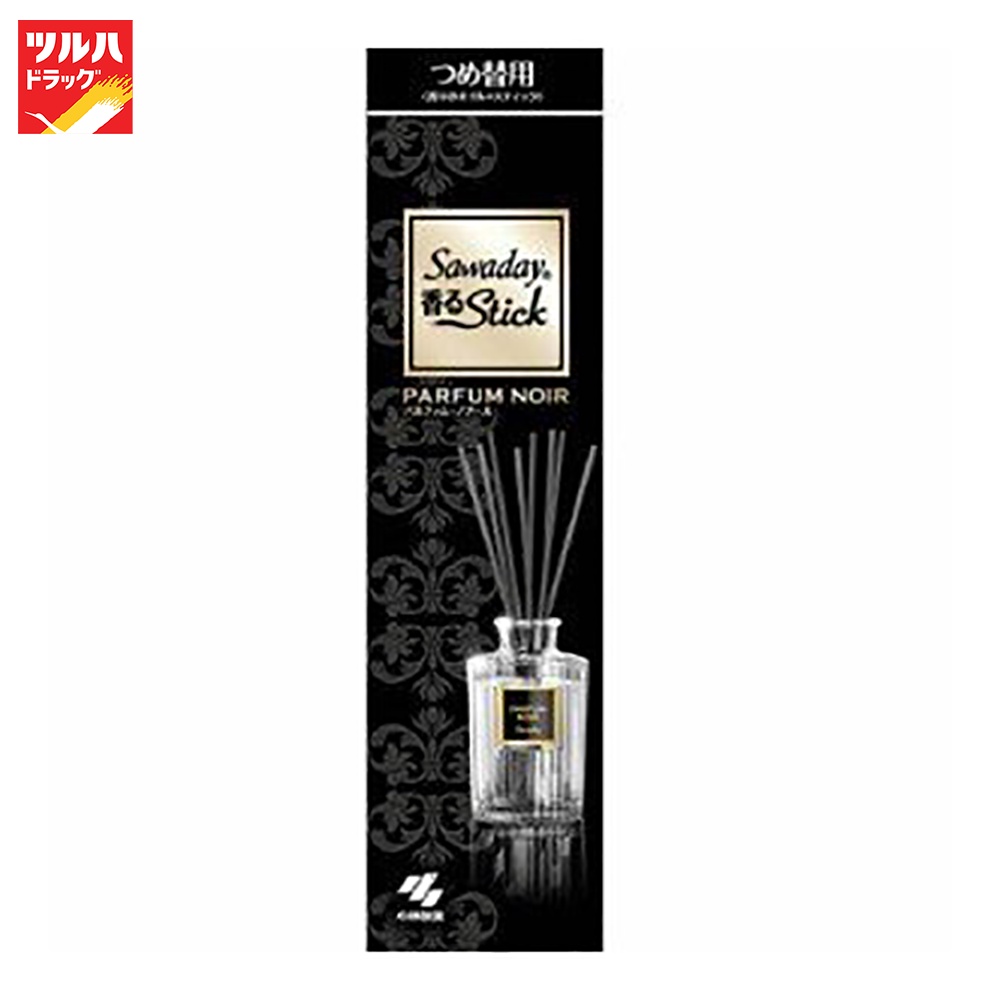 ซาวาเดน้ำหอมชนิดก้าน นัวร์ สีดำ แบบเติม/SAWADAY KAORU STICK PARFUM NOIR -REFILL
