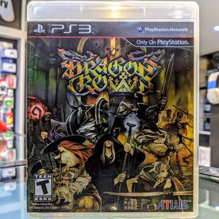 (ภาษาอังกฤษ) มือ2 Dragons Crown เกมPS3 แผ่นPS3 มือสอง (เล่น2คน Action RPG Drogon Crown)