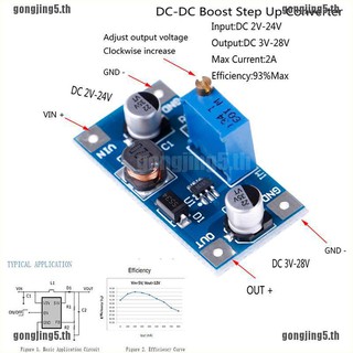 Gonjf 2a Dc - Dc Boost Step Up 2 V - 24 V To 3 V 5 V 6 V 19 V 12v