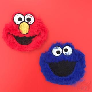 แพทช์ปักผ้า s - 6 patch elmo/คุกกี้ monster diy 1 ชิ้น