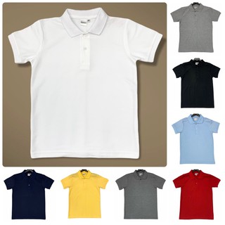 เสื้อโปโลเด็กแขนสั้น ผ้าจูติ อายุ 1-11 ขวบ 8 สี Polo Shirt for Kids