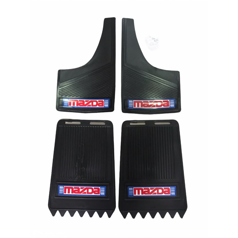 บังโคลน Mazda หน้า หลัง (4 ชิ้น) วัสดุเป็นพลาสติก PVC