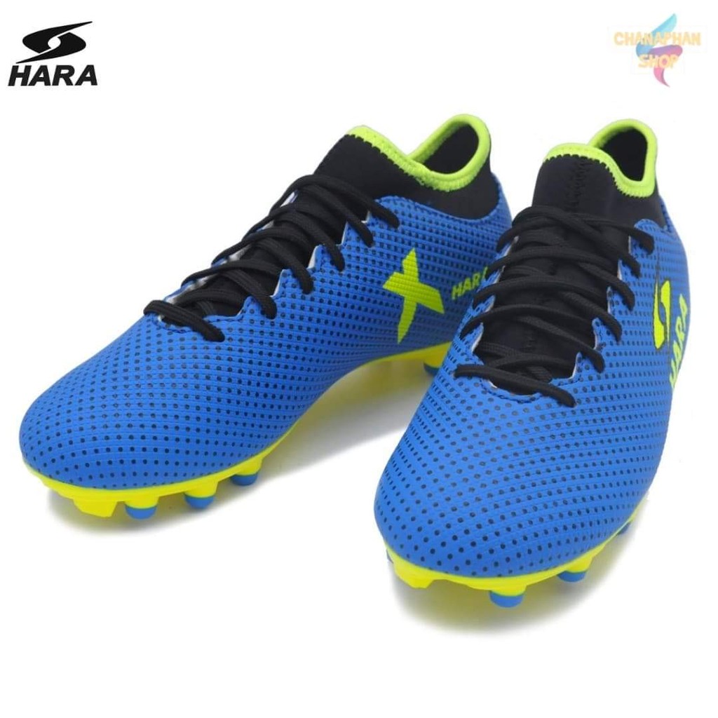 รองเท้าฟุตบอล รองเท้าสตั๊ด HARA SPORT รุ่น F88X1 สีน้ำเงิน SIZE39-45
