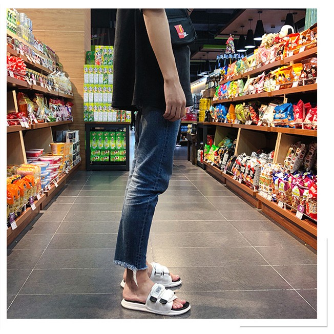 Shoes รองเท้าแตะแบบสวม ผู้ชาย ผู้หญิง น้ำหนักเบา สวมง่าย ใส่สบาย J78