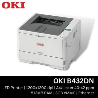 เครื่องปริ๊น Printer Laser Oki B432dn (OKI-45762013)