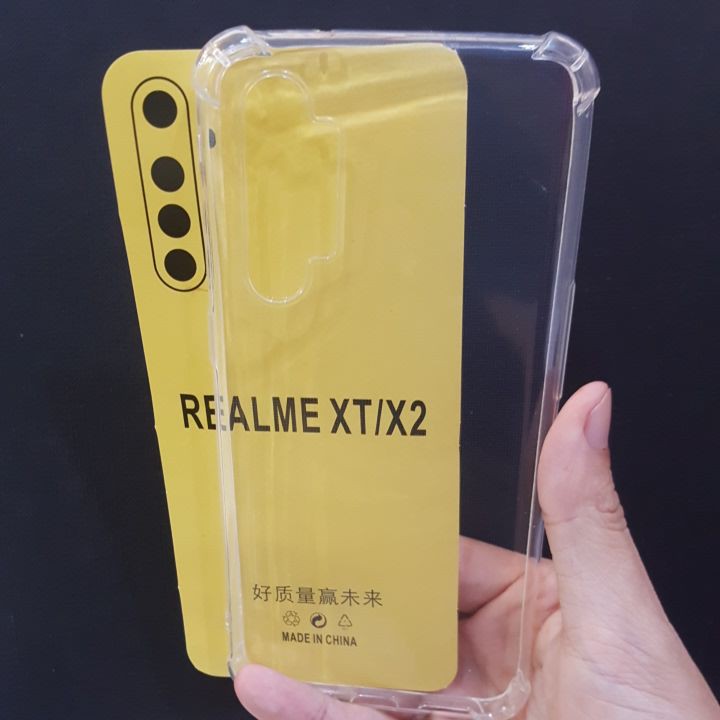 Realme XT เบาะซิลิโคน TPU กันกระแทก แบบบาง - เคสใส