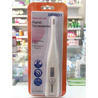 Omron Digital Thermometer MC-246 เปลี่ยนถ่านได้