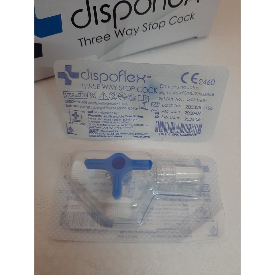 *1อัน* DISPOFLEX-Three way สามทาง 3 Way ข้อต่อ สายน้ำเกลือ Three-Way Stopcock
