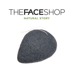 [THE FACE SHOP] Daily Beauty Tools Charcoal Konjac Cleansing puff  พัฟทําความสะอาดผิวหน้า สูตรชาร์โคล  สินค้าเกาหลีแท้ๆส่งตรงจากเกาหลี