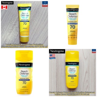 65% OFF ราคา Sale EXP: 08/2022 Neutrogena® Water + Sun Sunscreen Lotion SPF 70 นูโทรจีนา โลชั่นกันแดด กันน้ำ